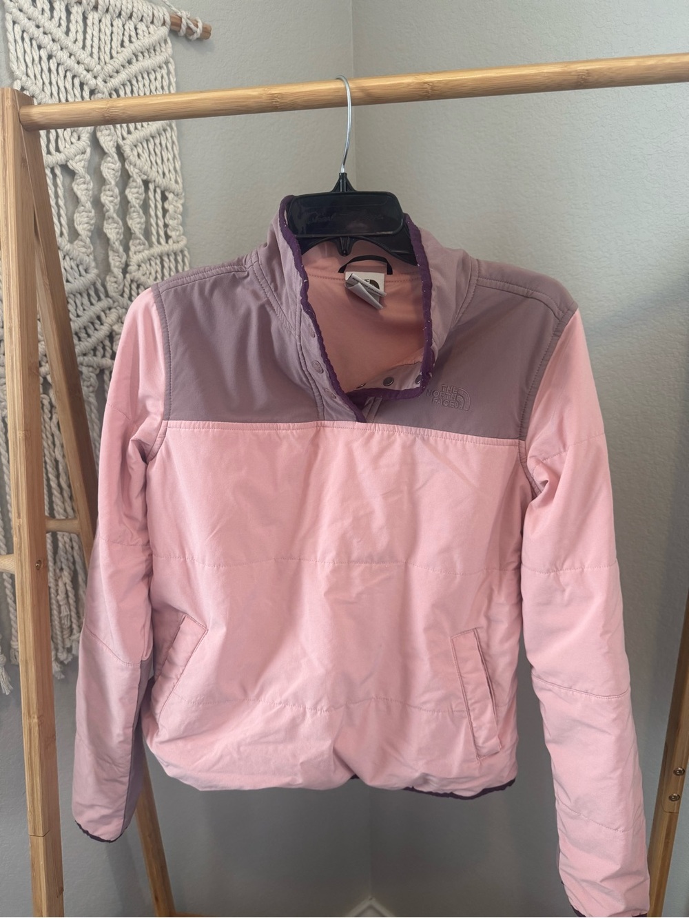 The North Face Pink & Mauve Insulated Pullover
